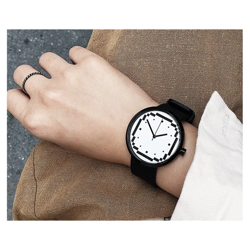 امتحان ساعة كوارتز خاصة لا الإنجليزية لا رسائل الطلاب الذكور والإناث بسيطة الإضافية الرياح الإبداعية الميكانيكية واحدة