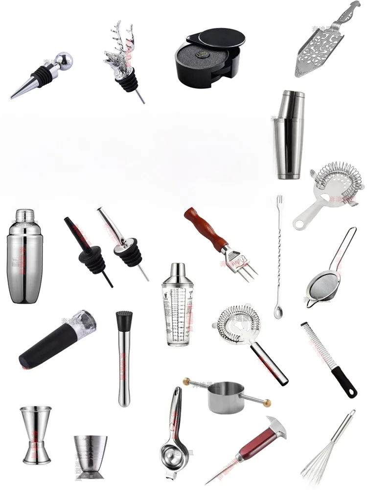 

Stainless Steel Barista Tools Cocktail Supplies Bitter Spirit Spoon Shake Wine Device Bar Counter Party Essential Utensils