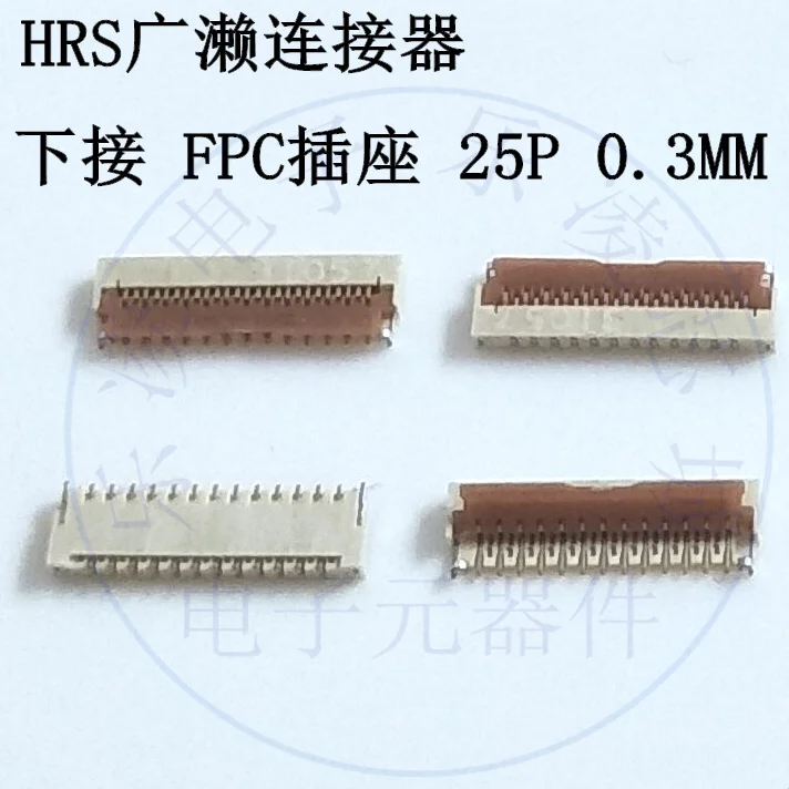 FPC    0.3MM 25PIN FH36W-25S-0.3SHW 25P    10PCS