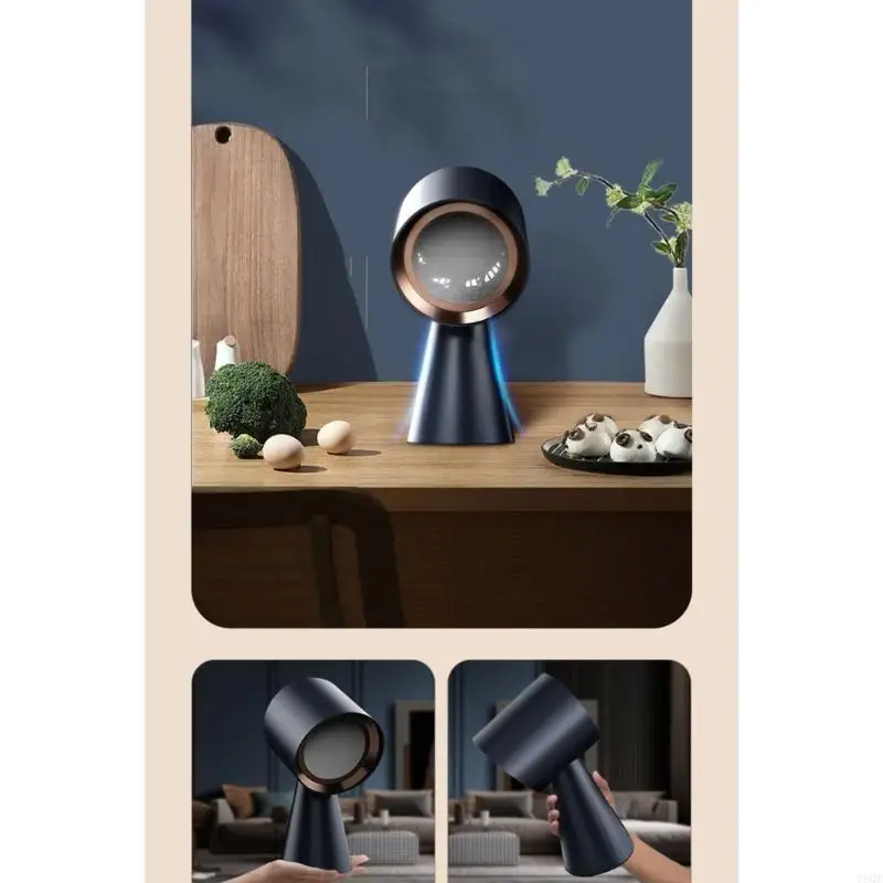 19QE Barbecue Hot Pot Companion Portable Mini Desktop Hood with Detachable Filter Large Oil Collection Cup for Indoor