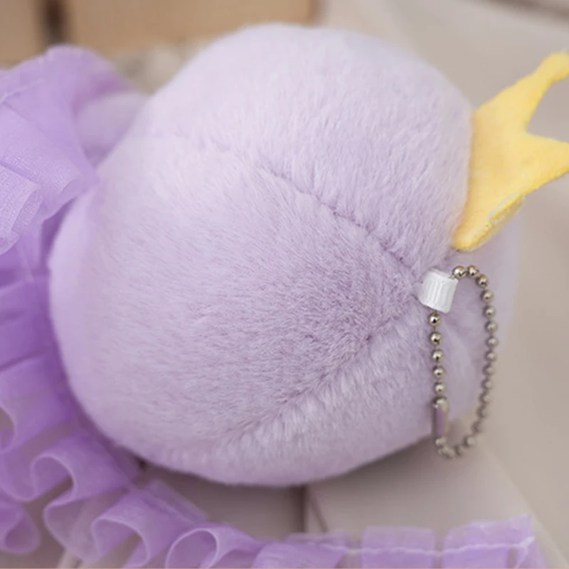 Cute Animal Keychain Cartoon Jellyfish Octopus Keychain For Women Girls Fashion Plush Keychain Pendant Backpack Decoration Gifts