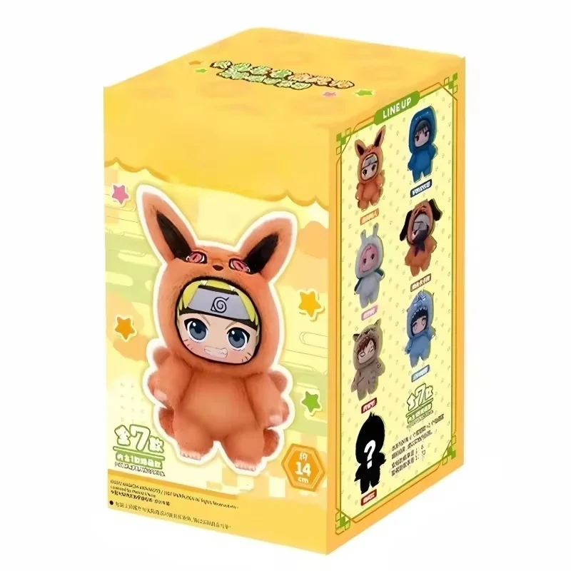 

New Genuine Hot Sale Konoha Ninja Anime Surprise Blind Box Cute Beast Party Series Plush Doll Ornament Surprise Gifts Trendy Toy