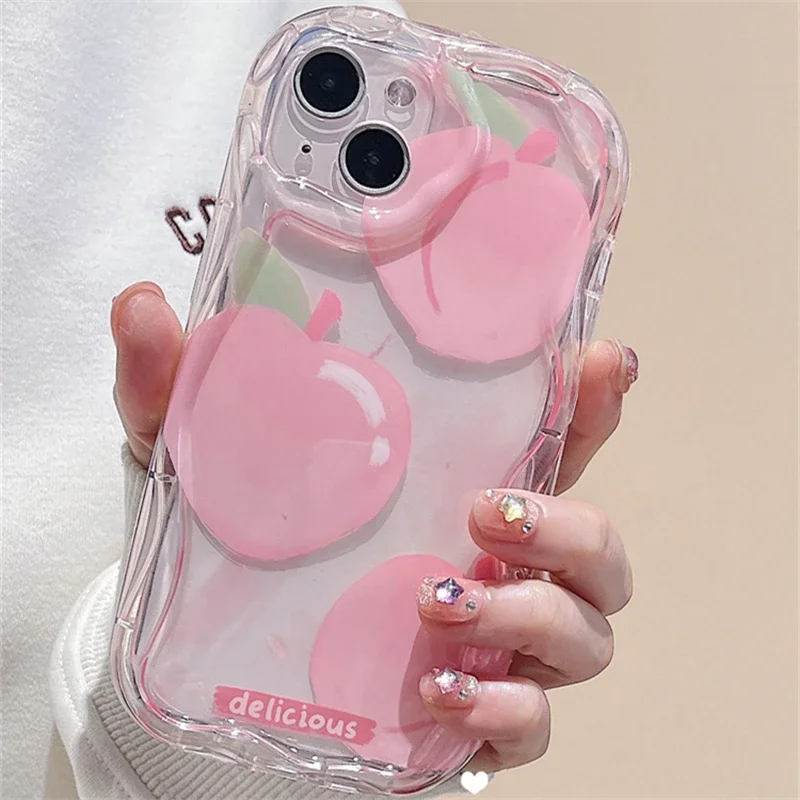 Phone Case For Huawei Honor 90 Lite 20 50 SE Nova 5T 11 7 9 10 P30 P40 Mate 30 40 Pro Cover Flower Love Heart Wavy Edge