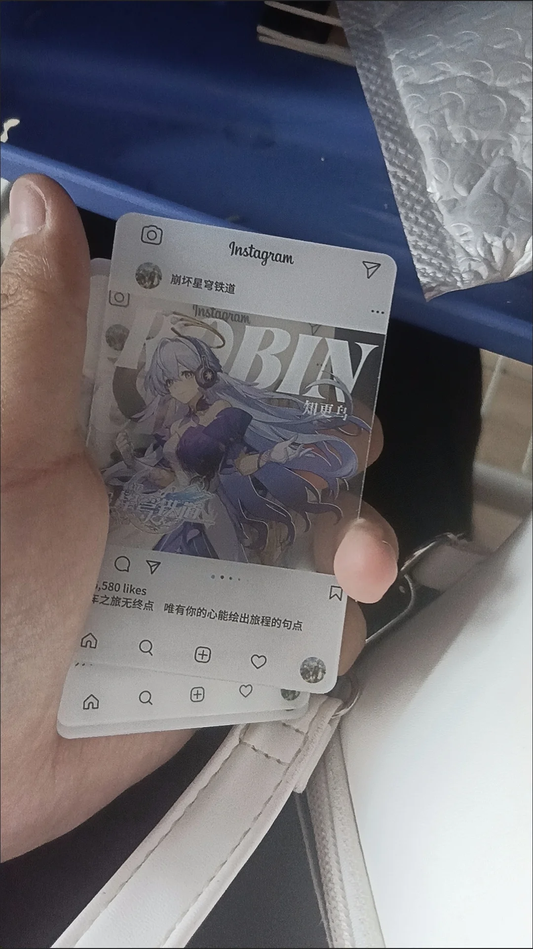 8 Pçs/set Jogo Honkai Star Rail Três Polegadas Foto Adereços Cartão Castorice Anaxa Domingo The Herta Raiden Bosenmori Mei Khaslana Cipher