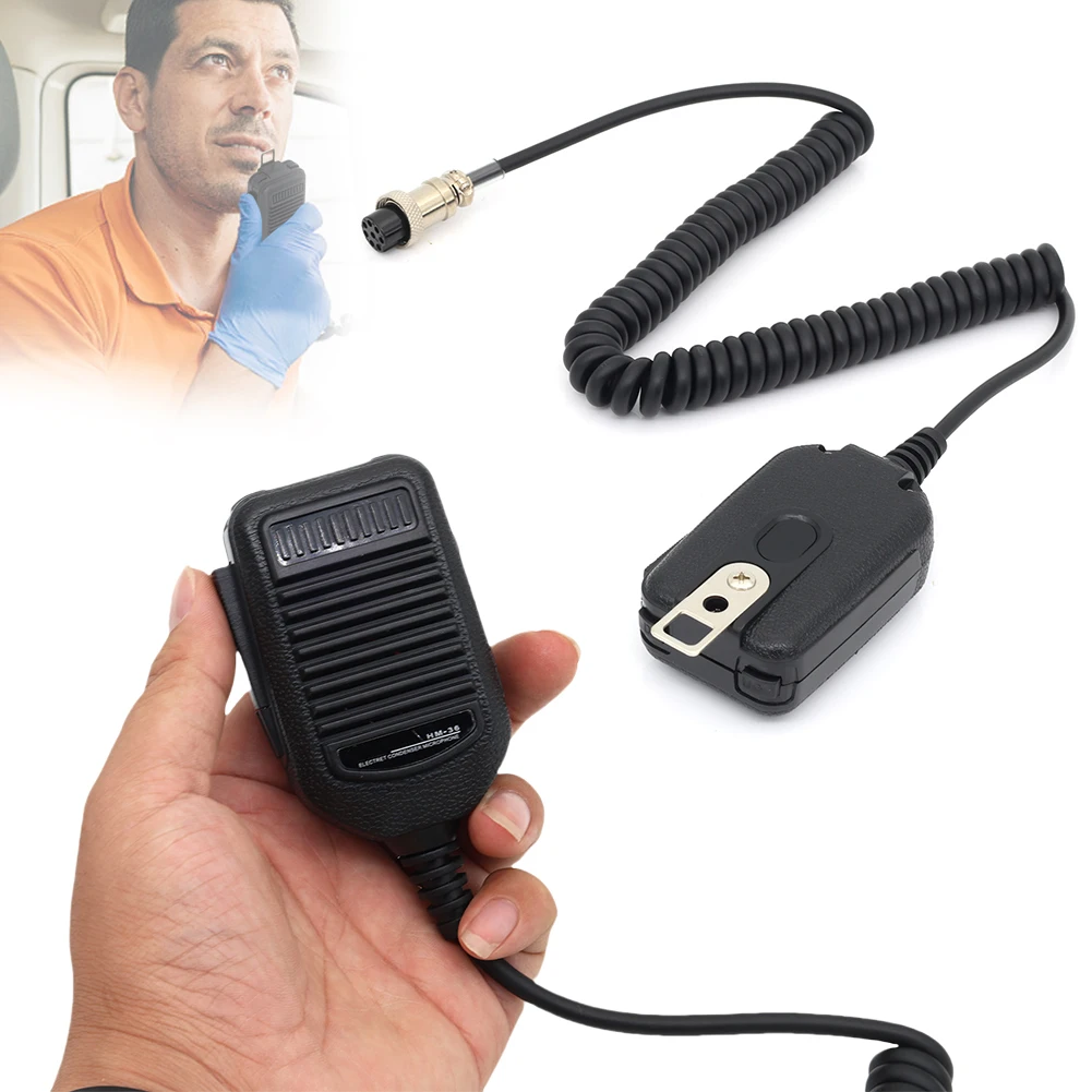 HM-36 Hand Speaker Mic, Microfone para ICOM IC-718, IC-78, IC-765, IC-761, IC-7200IC-7600, Rádio de carro móvel, Walkie Talkie