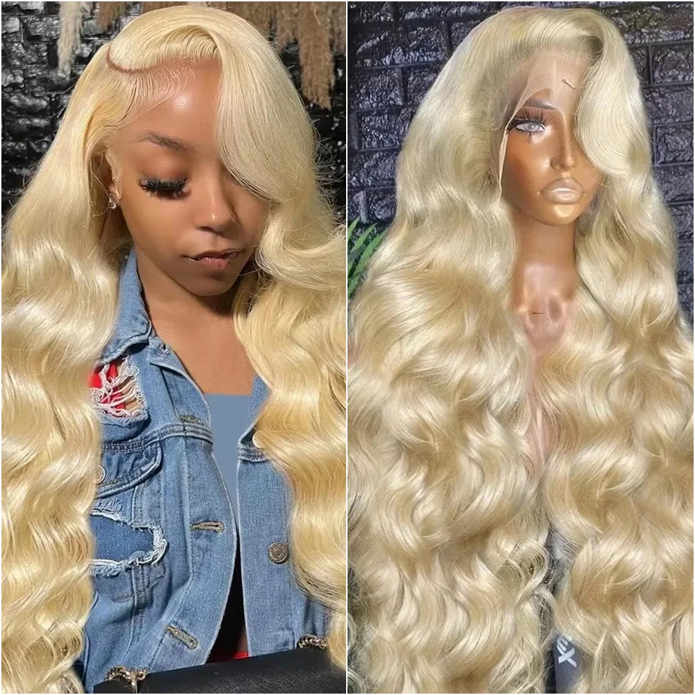 

Парик из бразильских натуральных волос, плотность 220, цвет 613 медовый блонд, с текстурой Body Wave, фронтальный кружевной парик 13x6 и 13x4 с HD прозрачным кружевом, предварительно выщипанный