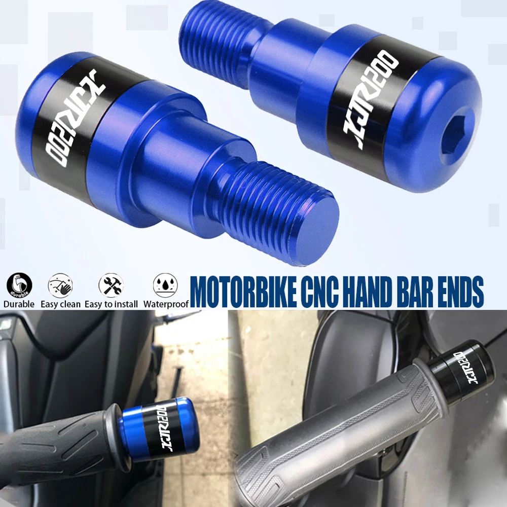 Motorcycle For YAMAHA XJR1200 xjr 1200 1995-1998 1996 1997 XJR 1200 Accessories Hand Bar Cup Ends Handlebar Grips Bar End Caps