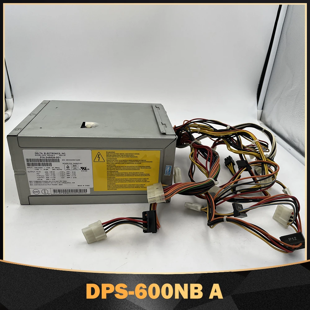 

345526-003 413370-001 600W For HP XW8200 Server Power Supply DPS-600NB A