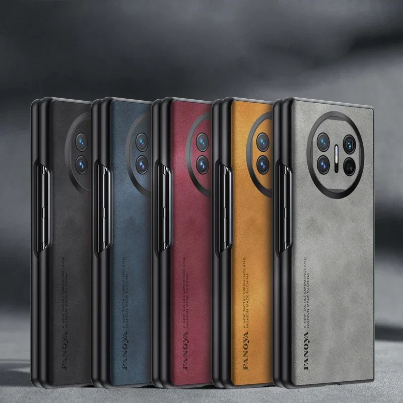 For Huawei Mate X5 XS X2 X3 XS2 Full Lens Protecion Leather Flip Folding Phone Case Thin Lightweight Shockproof Back Cover Cases image 3