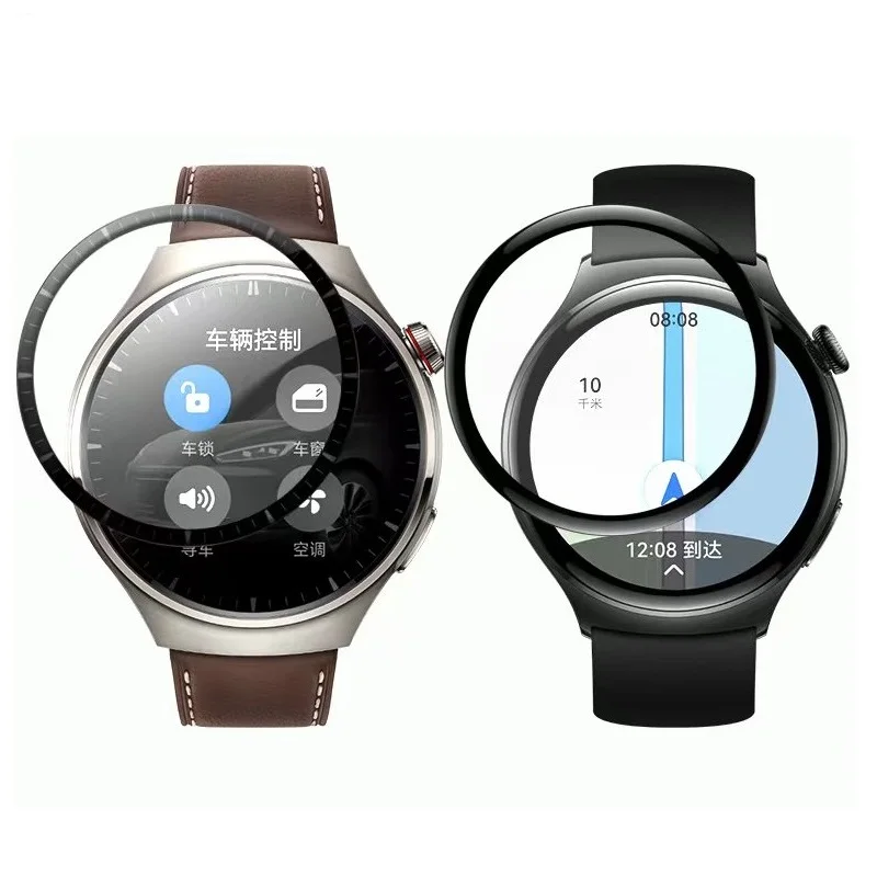 3 шт., защитная 3d-пленка с закругленными краями для умных часов Huawei Watch 4 Pro