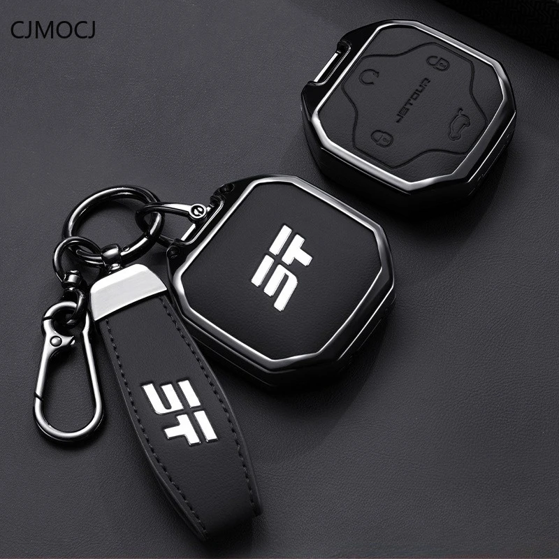 

Premium Zinc Alloy Key Cover Case for Jetour Traveller / Chery Shanhai T2 (2025) - Protective Key Fob Shell Keybag Keychain