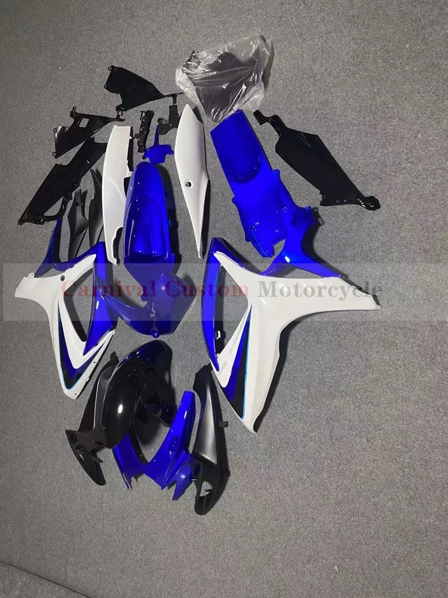 Motorcycle Fairing Kit Bodywork High Quality Injection ABS Blue White Matching For GSXR600 GSXR750 2006-2007