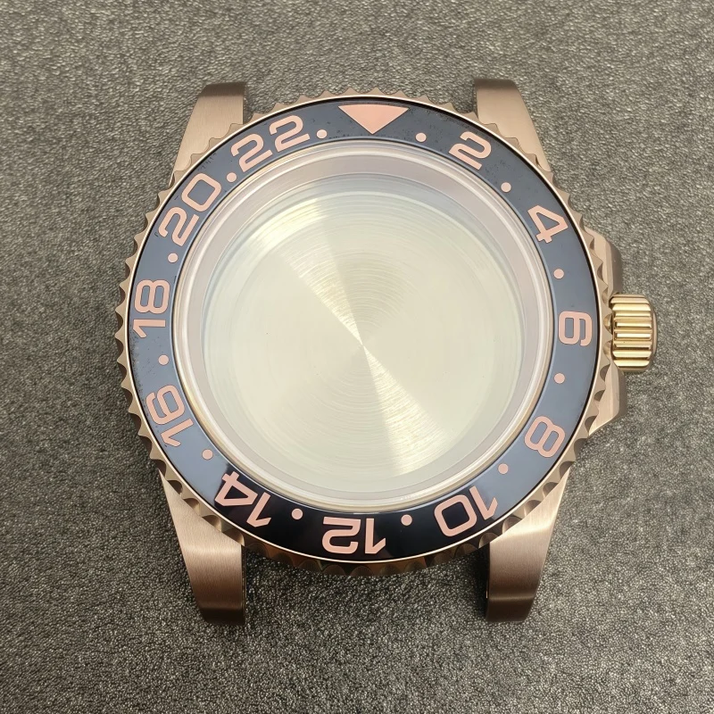 لعلبة NH35 حافظة من الفولاذ المقاوم للصدأ زجاج الياقوت المناسب لملحقات تعديل ساعة الحركة NH34/36