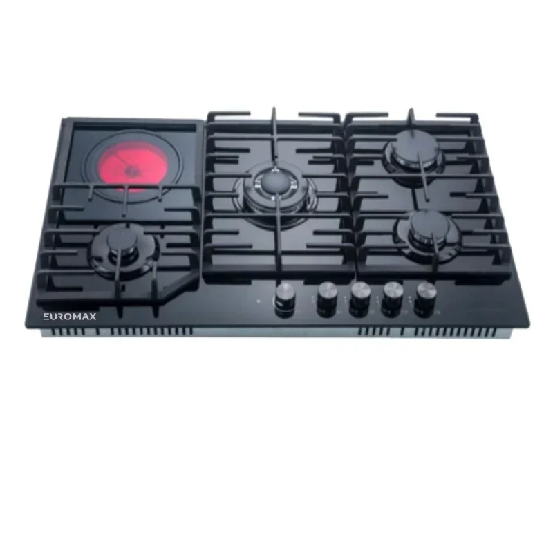 

OEM/ODM Factory Built-In 5 Burners Glass Cooker Gas Hob
