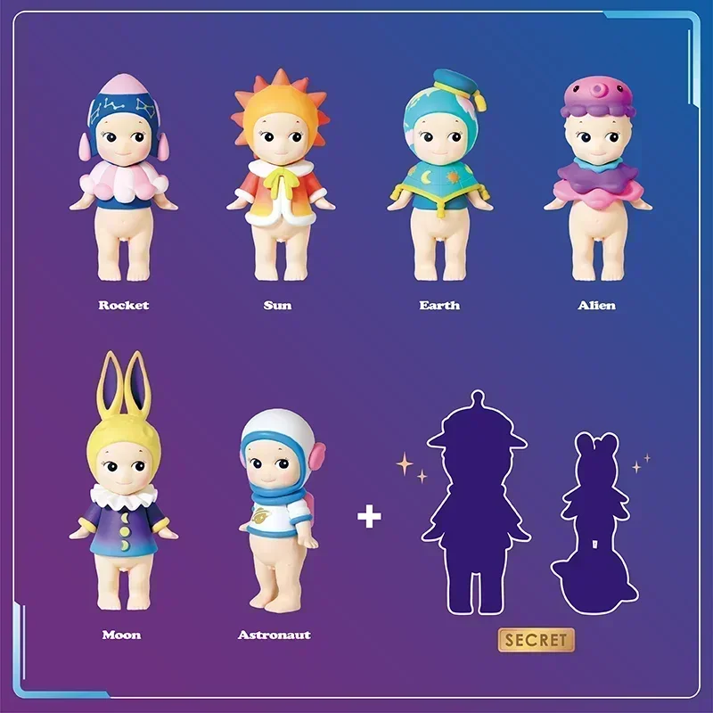 

S Angel Space Adventure Space Series Blind Box Toys Doll Cute Anime Action Figure Ornaments Figurines Christmas Gift Dolls