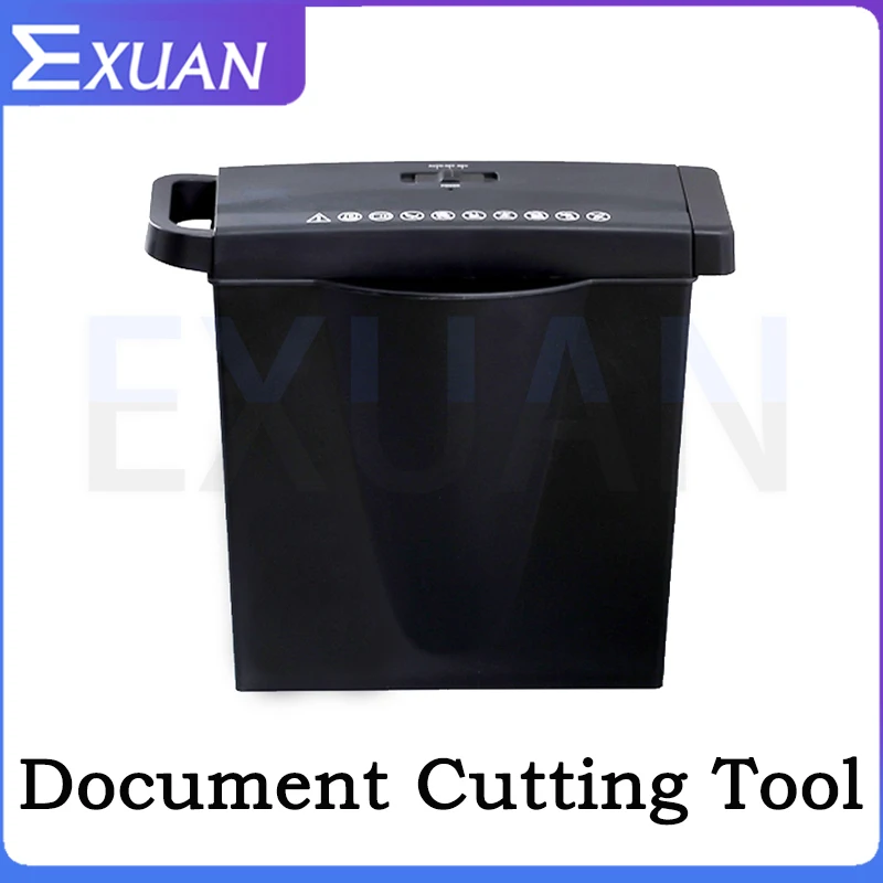 ABS Material Electric Paper Shredder Removable Document Smashing Machine Credit Card Mail Cutting Tool Home Office Bill Cutter