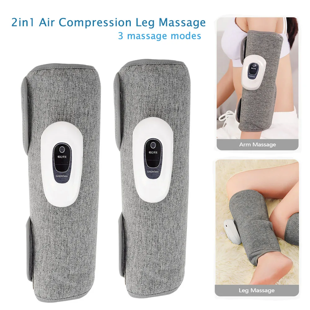 

Wireless Leg Massage 3 Modes Vibration Leg Air Compression Massager Electric Air Compress Calf Foot Air Pressure Massage