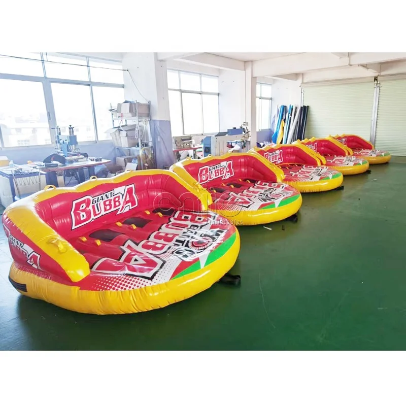 6 Riders Water Toys Inflatable Towables  Counch Tubes Flying Towable Tube Water Jet Ski Boat Sofa