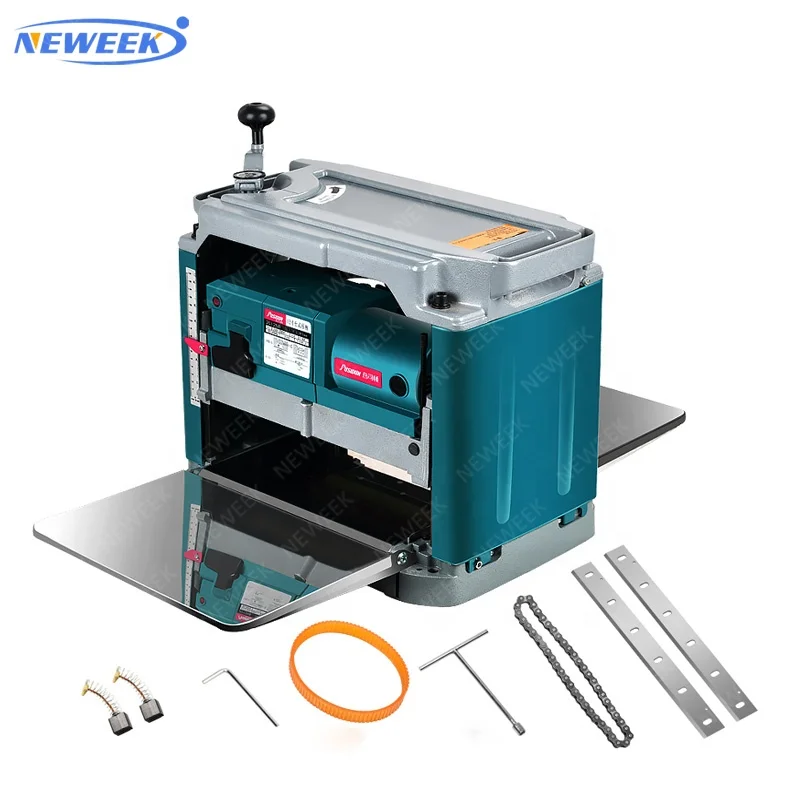 NEWEEK electric tool single side hard wood planer wood surface planer portable wood planer machine