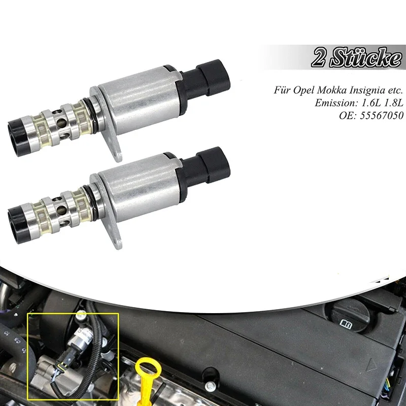 

Распределительный вал 2 шт., кулачковый клапан, электромагнит 55567050 для Chevrolet- Cruze 1,6 1,8 Sonic Epica 1,8 OPEL ASTRA ZAFIRA MOKKA