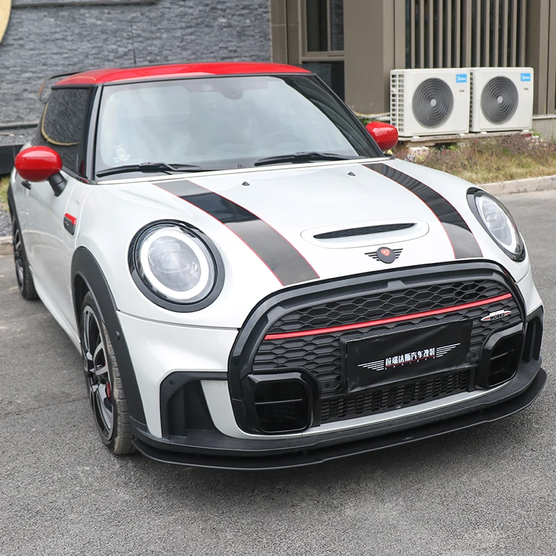 

For MINI F56JCW COOPER S Front Lip Splitter 2021-2023 F56 Car exterior Parts Front Bumper Diffuser Small Surround Kit