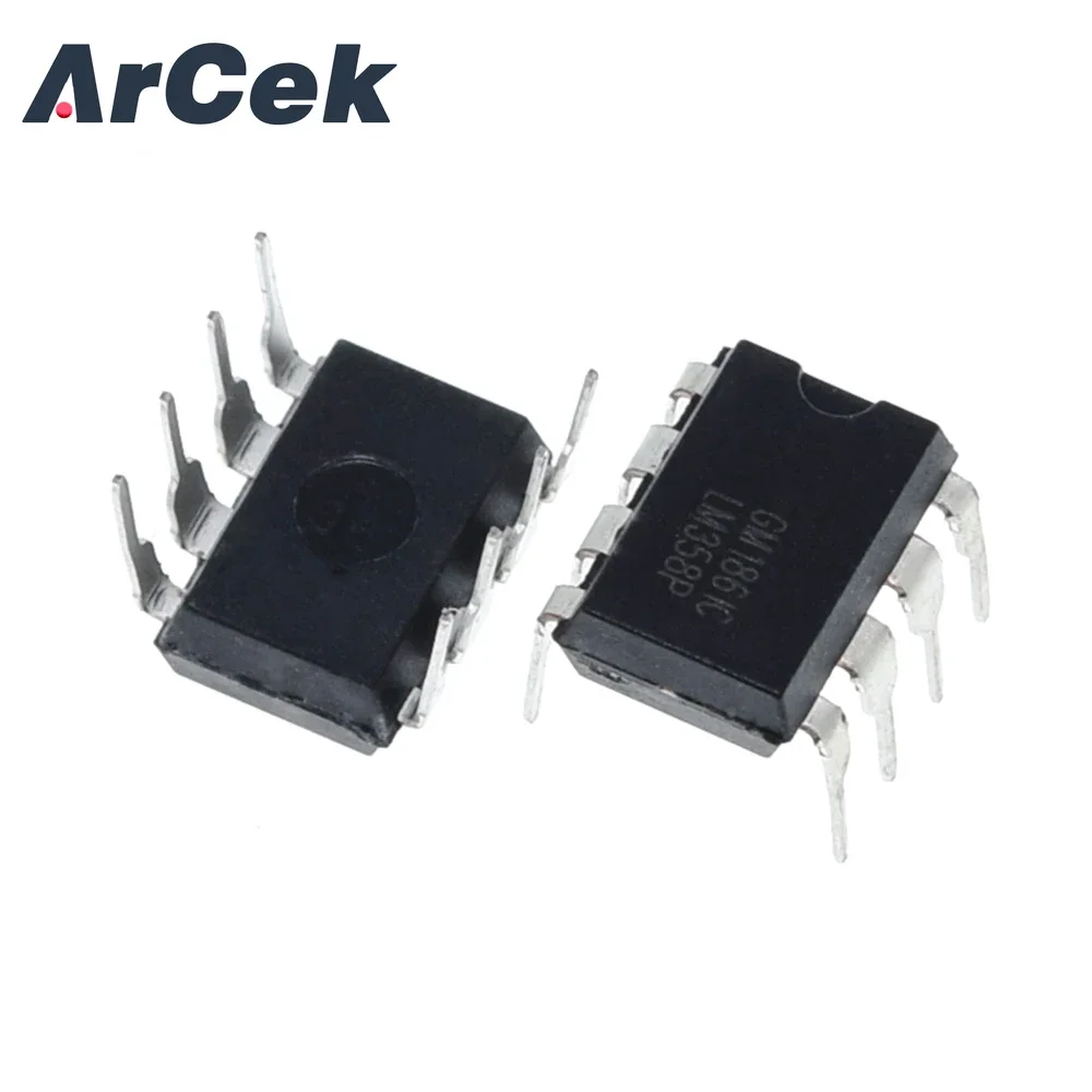 Circuits intégrés, LM358, LM358N, LM358P, DIP8, 10 pièces