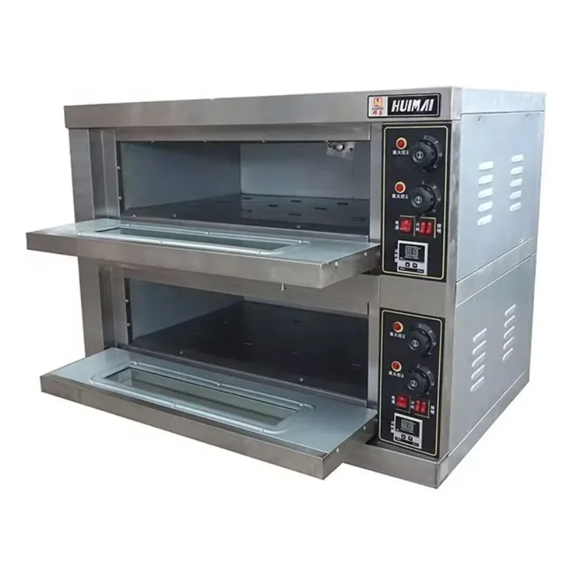 Commercial Bakery Baking Oven 2 Deck 2 Trays Gas Oven For Bakery Bread Pizza Bakery Equipment