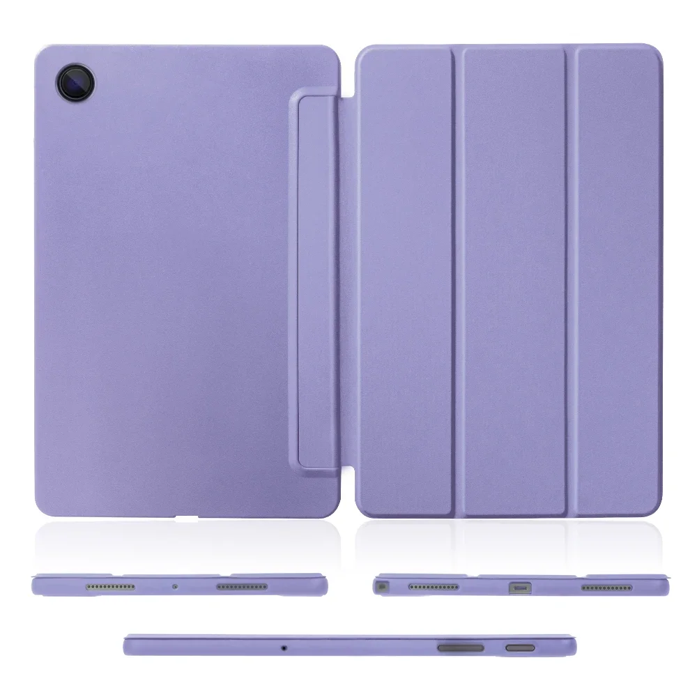 حافظة لهاتف سامسونج جالاكسي اللوحي S6 لايت 10.4 تاب A9 A8 A7 S7 S8 S9 و Plus FE غطاء سيليكون ذكي لوظيفة النوم التلقائي