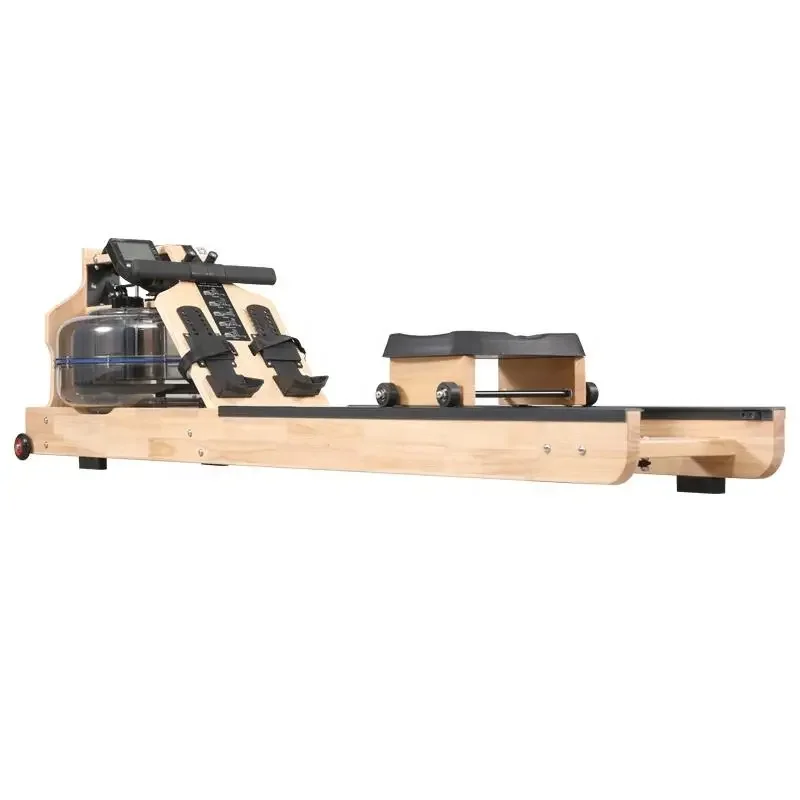 Straight unfoldable Commercial Water Rower / Power Generation System Rowing Machine