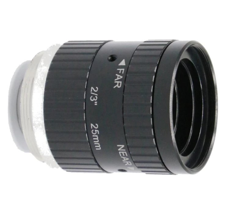 

2/3" 10MP 25mm FA Lens CCTV Lens Ultra-high resolution lens C-Mount Multi-layer coating high transmittance Compact structure