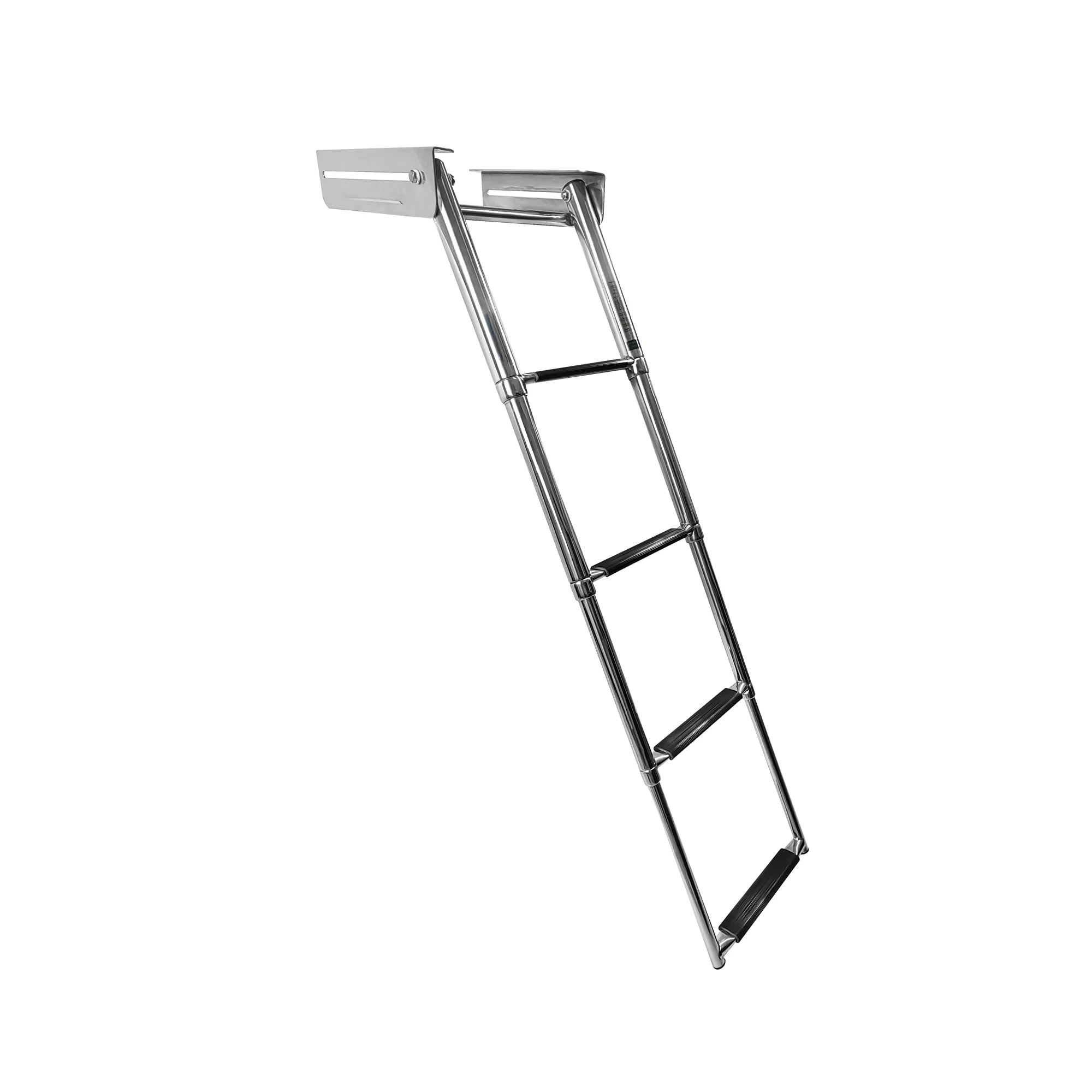 

1 Pcs Under Platform 4 Steps Stainless Steel Telescoping Ladder Swim Step passed 400h salt spray test