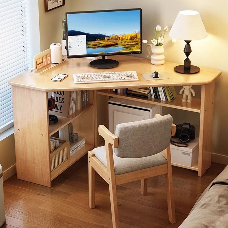 Storage Desktop Computer Desk Bedroom Corner Learning and Writing Computer Desk