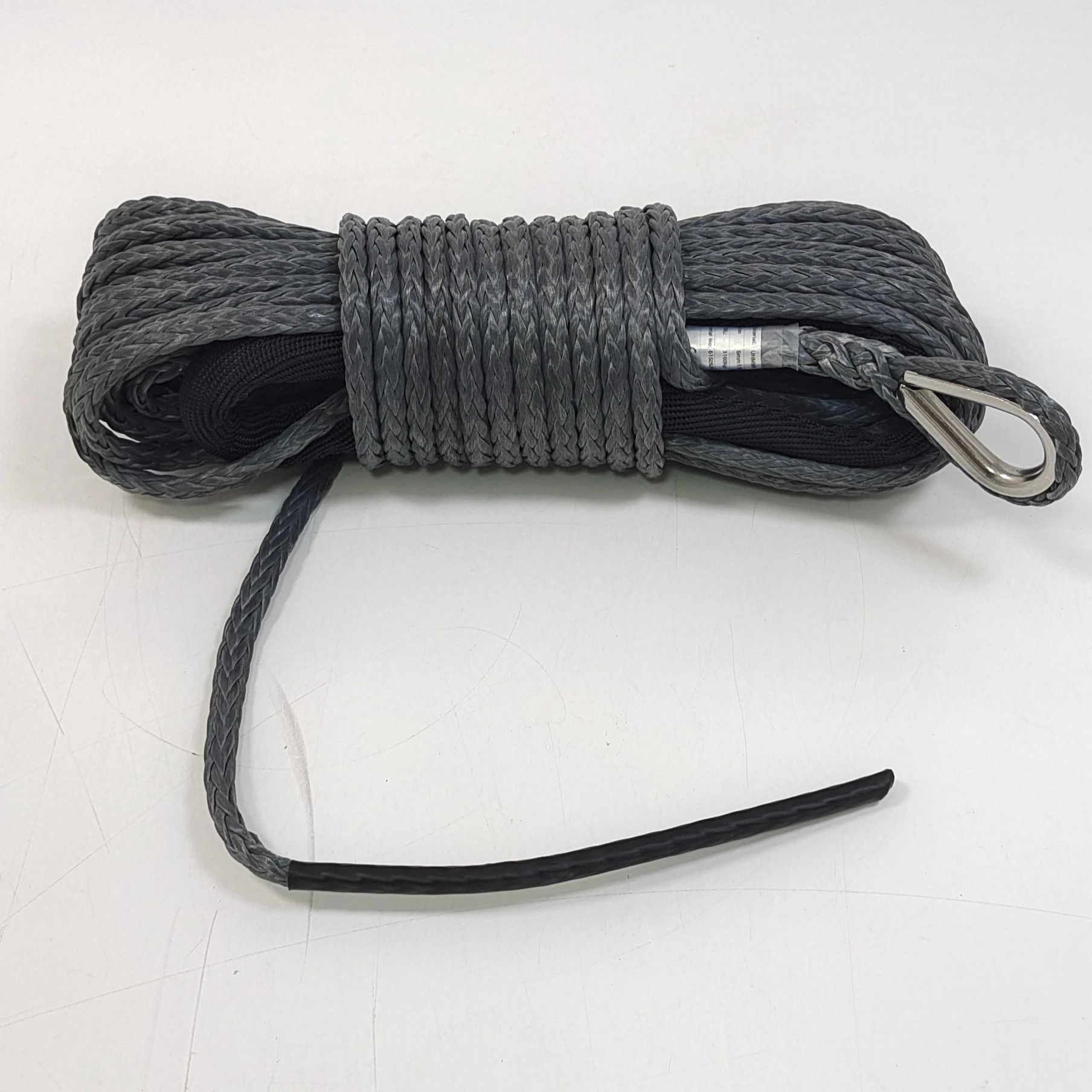 

Synthetic Winch Rope with Hook Uhmwpe Winch Cable Line with Hook+Winch Fairlead for 4WD Off Road Vehicle Truck SUV Jeep