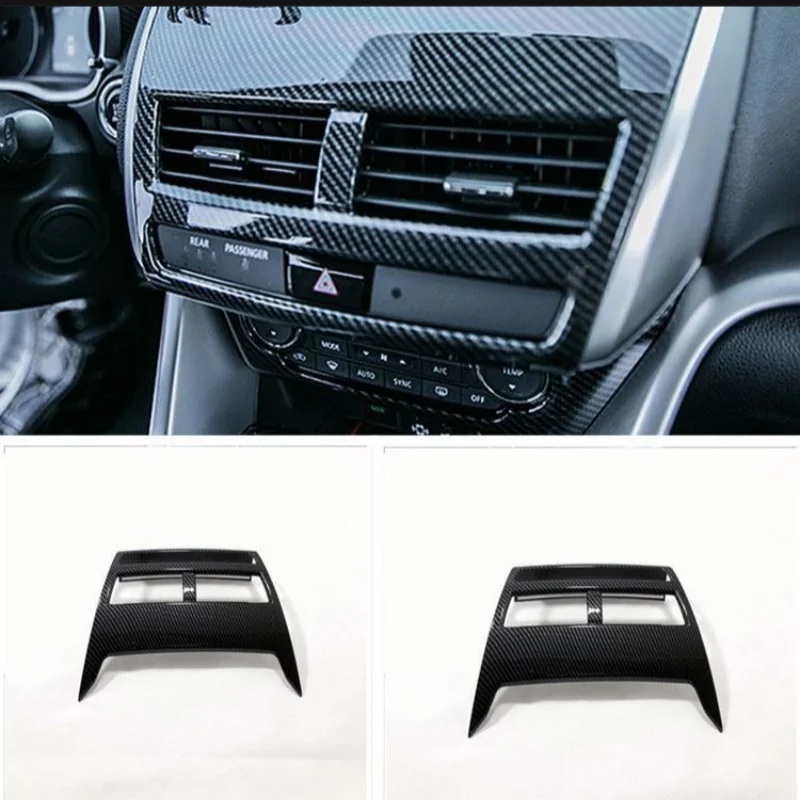 Car Styling Accessories For Mitsubishi Eclipse Cross 2018 -2021Abs Interior Center Console Air Vent Outlet Panel Trims Cover