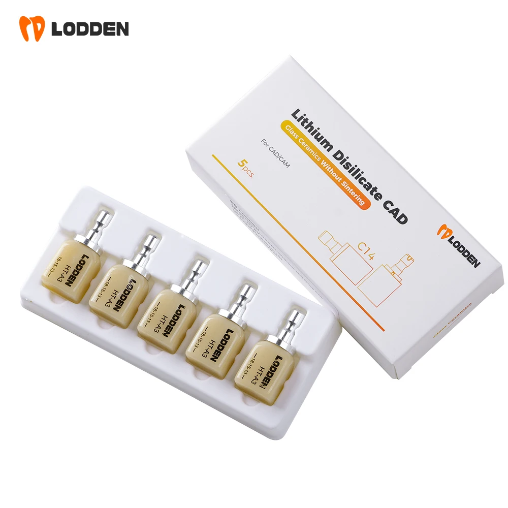 20PCS/4Boxes Lithium Disilicate Blocks Without Sintering Dental  Materials Instant Restoration Glass Ceramic for Wholesale