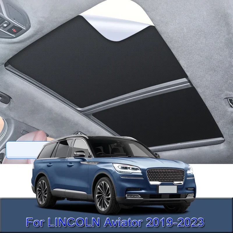 ل لينكولن طيار 2019-2023 2024 سيارة كهرباء الامتزاز فتحة سقف ظلة العزل الحراري كوة ملصق اكسسوارات السيارات #1
