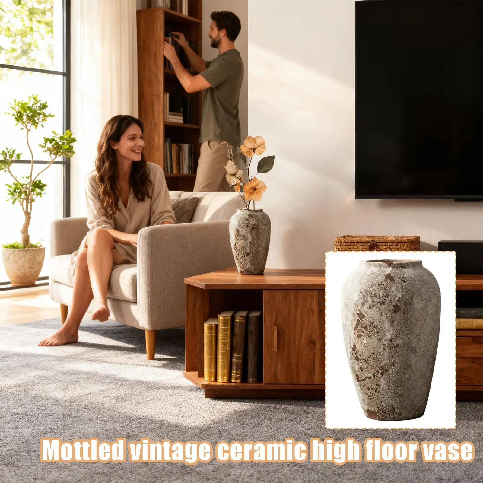 

Vintage Vase Ceramic Home Decoration Vase Pot Table Centerpiece For Interior Designers Collectors Apartment Dressing Table