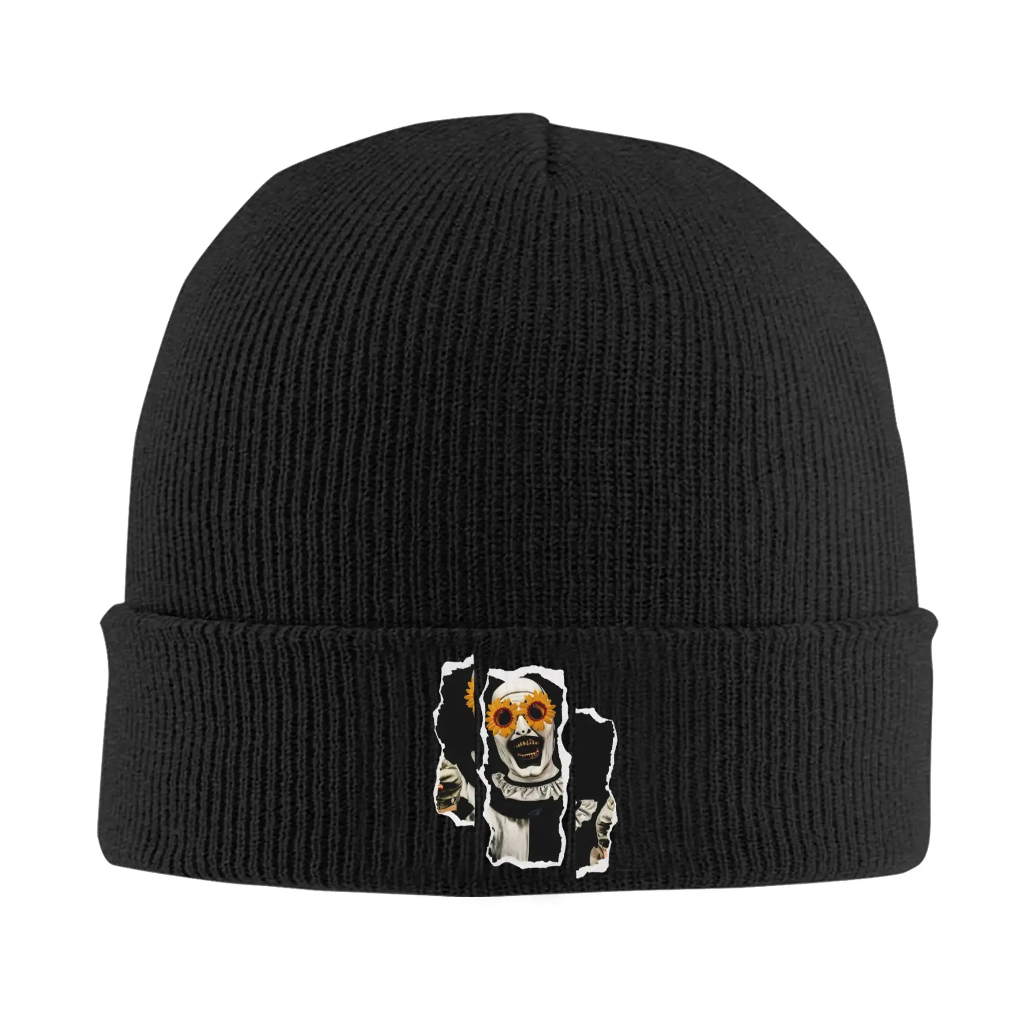 Terrifiers Art The Clown Hat Autumn Winter Beanie Warm Halloween Caps Female Male Acrylic Knitted Hat