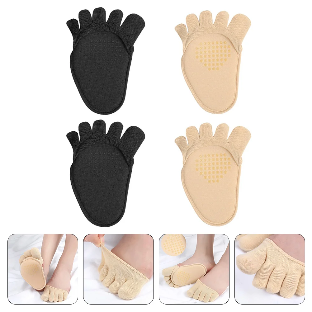 

Socks Half Soles Toe Comfortable Sandals Women Breathable Forefoot Toes Slipper