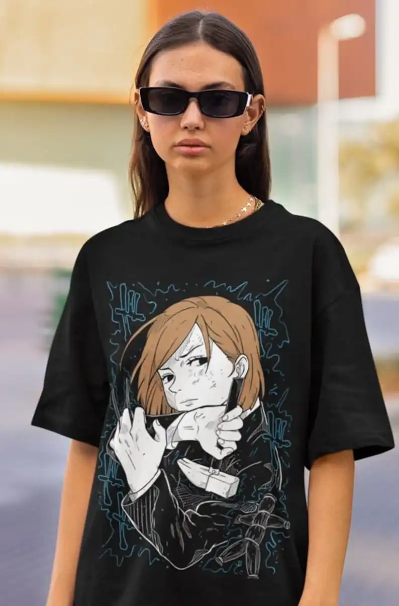 

Anime retro T-shirt, 100% cotton, all sizes for men and women Comic lovers