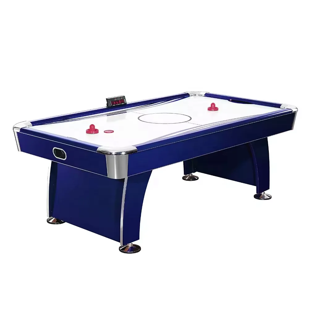 Factory Cheapest Superior Quality MDF 6FT 7FT E-SCORER Electric Air Hockey Power Hockey Table Game Machine for Sale