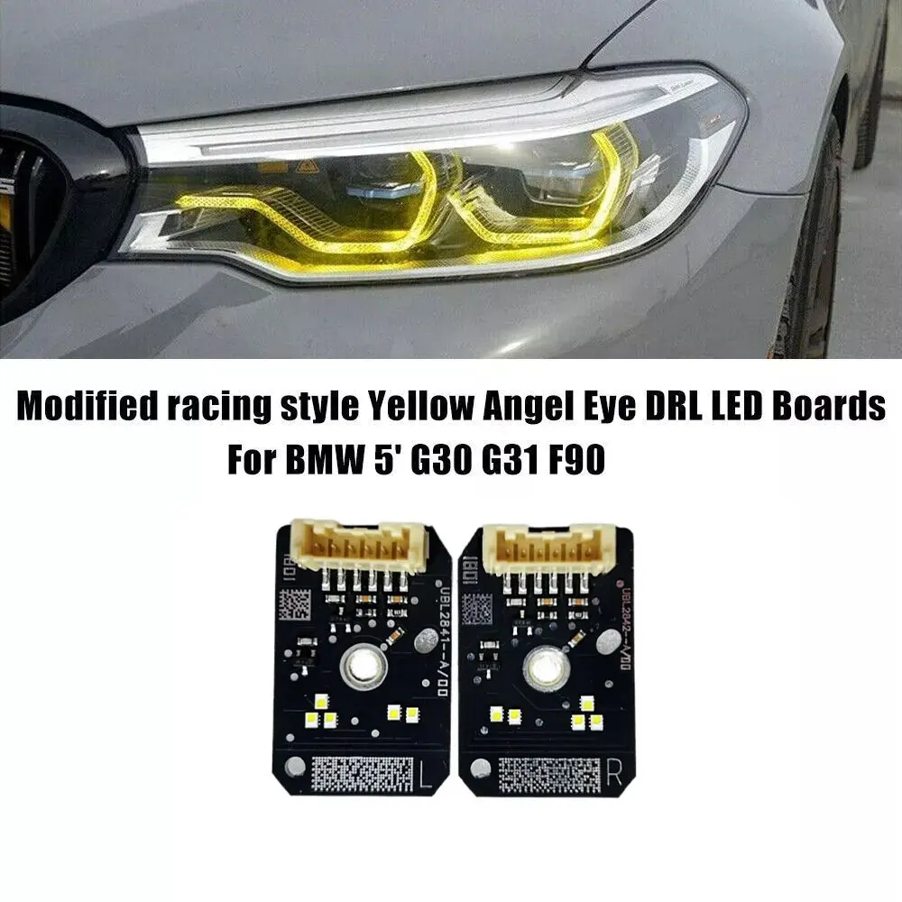 For 2017-2020 G30 G31 F90 BMW 5 Series M5 DRL LED Daytime Running Light Plate Adaptive Headlight Boards 63117214939 63117214940