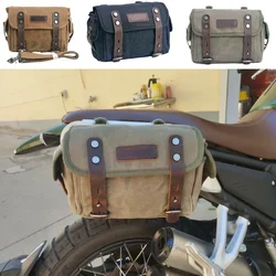 Sac de moto étanche avec poignées amovibles, sac à bagages, équipement d'équitation, messager avec tête en cuir