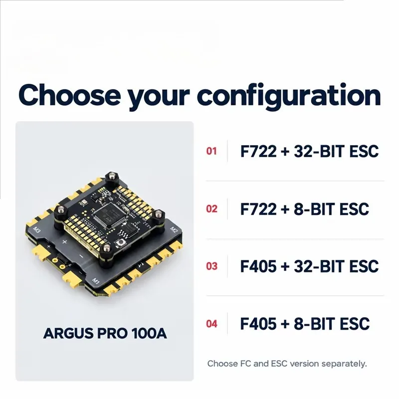 F722 F405 FPV Flight Controller Stack 100A 4 in 1 ESC 8 32 Bit Racing  Power System Accessories