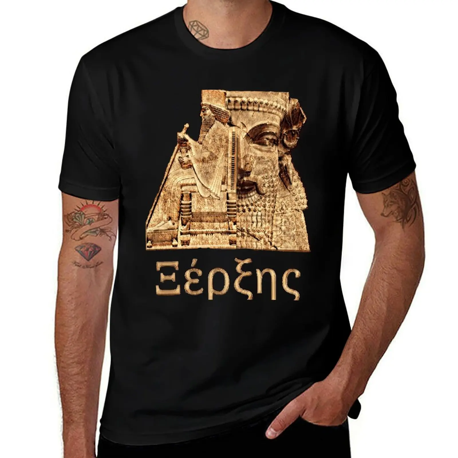 

Xerxes the Great of Persia T-Shirt graphic tee shirt shirts graphic tee mens graphic t-shirts anime