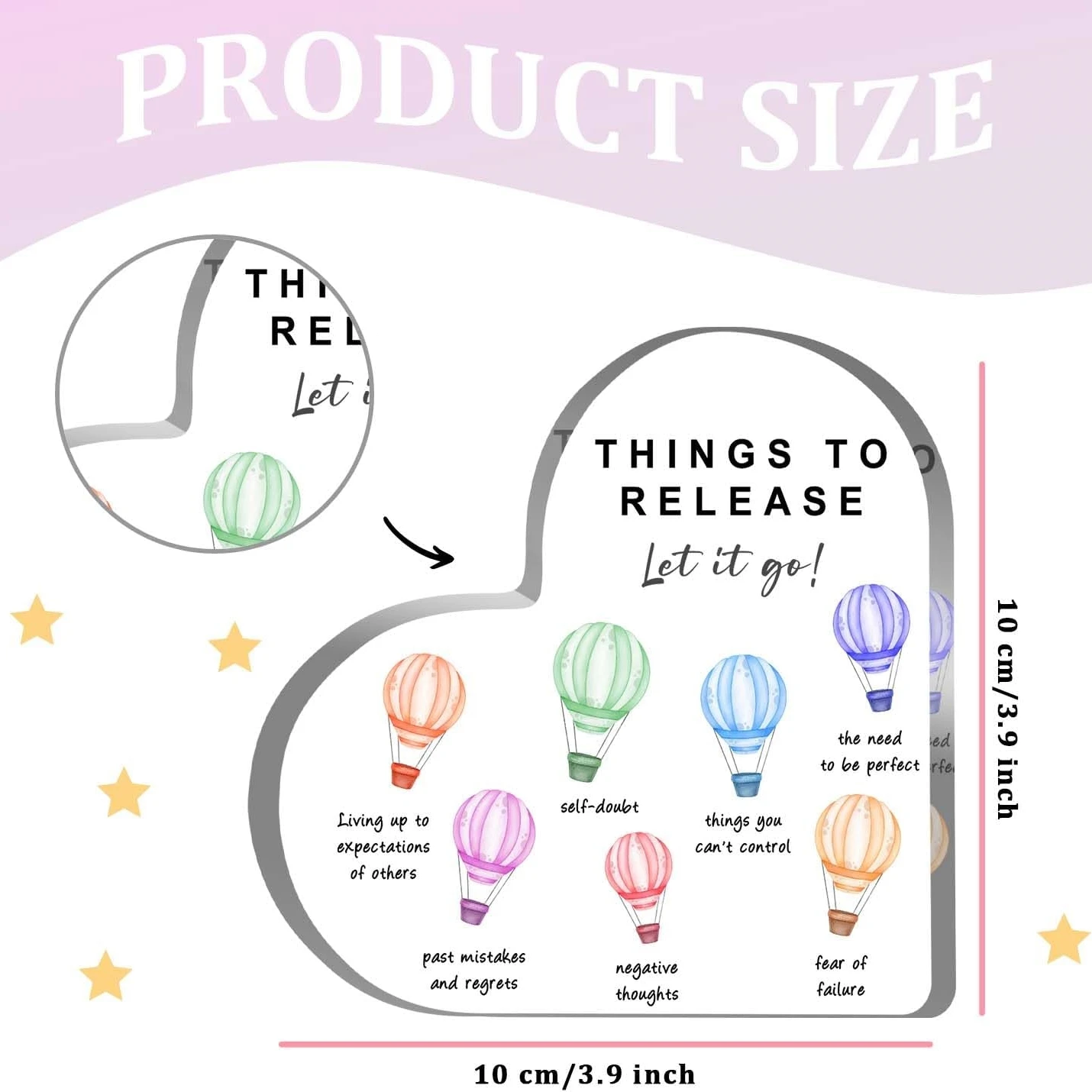 ديكور الوعي بالصحة العقلية ، أشياء لإطلاق علامات الأكريليك على شكل تأكيدات العلاج النفسي ، علامة مستشار المدرسة ، الديكور