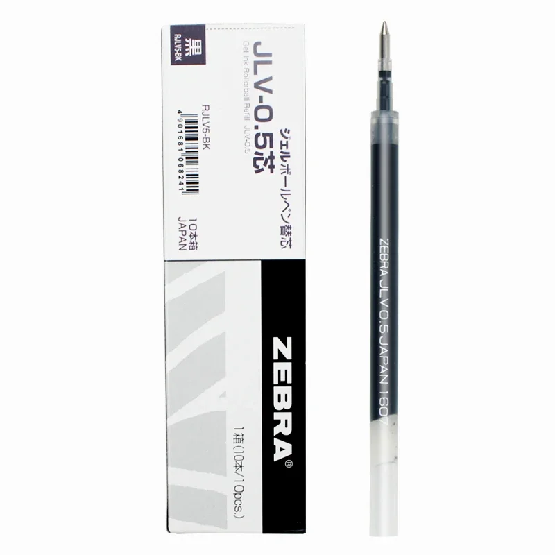 1 Buah Zebra JLV-0.5 Pena Tinta Gel Isi Ulang Airfit SARASA Kering untuk JJZ49 JJ31 Pena Netral 0.5Mm Jepang