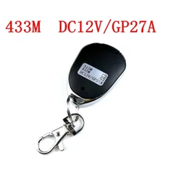 2pcs for DOORMAN 433M DC12V/GP27A garage door car roller shutter door and gate remote control, without Battery
