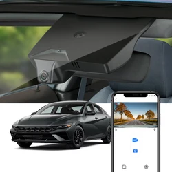 4K Car Dashcam for Hyundai Elantra and Elantra N 2021 2022 2023 2024, FITCAMX UHD Car DVR for Hyundai Left-hand Drive Only