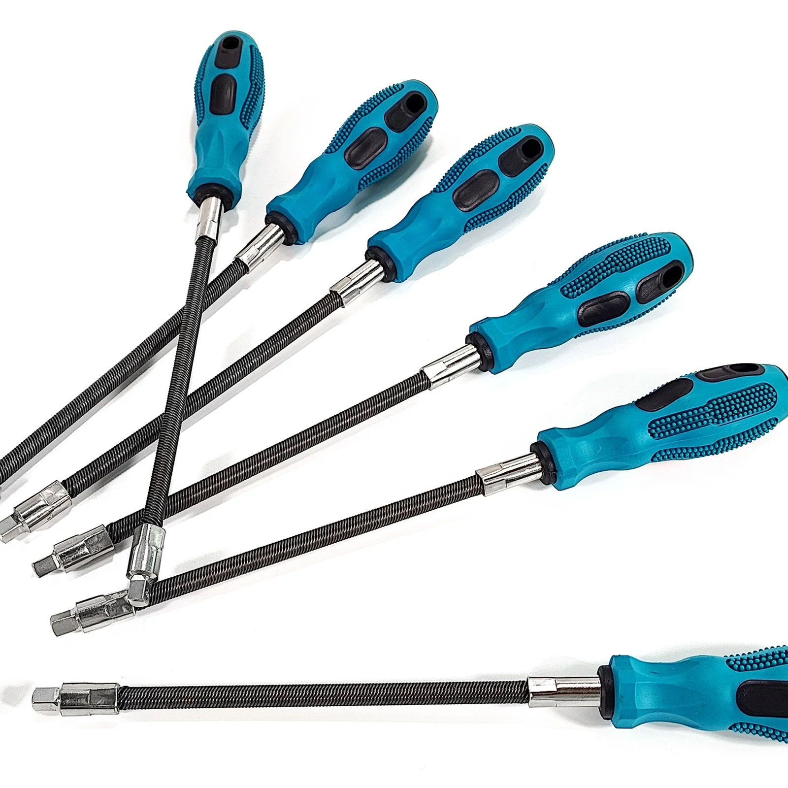 1 шт., 1/4 дюйма, квадратный адаптер, гибкий торцевой ключ, многофункциональная гибкая шлифовальная отвертка с нескользящей мягкой ручкой